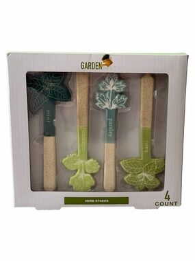 Garden Party Herb Stakes 4 Count